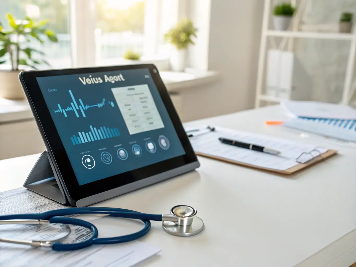 A voice agent assisting a patient with scheduling an appointment in a healthcare setting, demonstrating efficient communication.